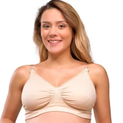 carriwell Soutien-gorge de Grossesse et d'Allaitement Carri-gel Chair - XL