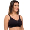 carriwell Soutien-gorge de Grossesse et d'Allaitement Rembourré Sans Coutures Noir - L