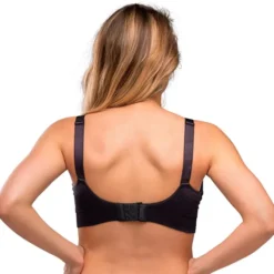 carriwell Soutien-gorge de Grossesse et d'Allaitement Rembourré Sans Coutures Noir - S