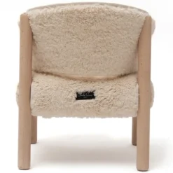Charlie Crane Fauteuil SABA Hêtre - Fur Milk
