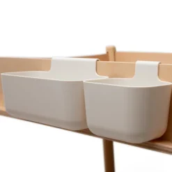 Charlie Crane Lot de 2 Paniers de Rangement PAGO - Blanc