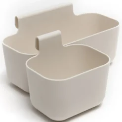 Charlie Crane Lot de 2 Paniers de Rangement PAGO - Blanc