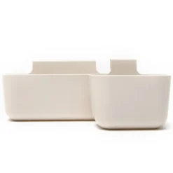 Charlie Crane Lot de 2 Paniers de Rangement PAGO - Blanc