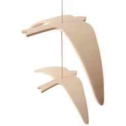 Charlie Crane Mobile Kano Birds - Naturel