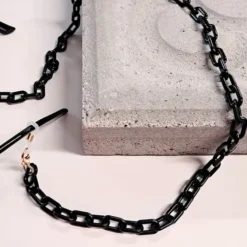 Charly Therapy Chaine de Lunettes Calathéa - Noir