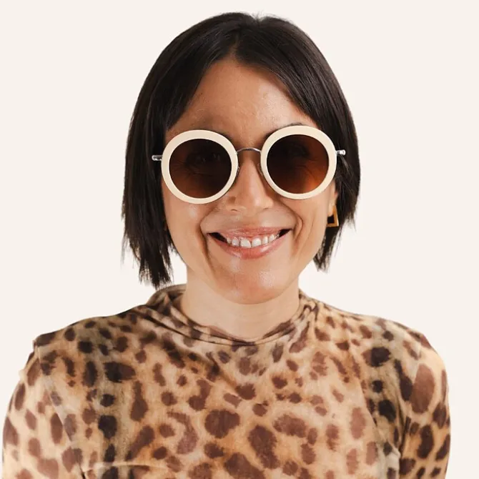 Charly Therapy Lunettes de Soleil Mia - Blanc