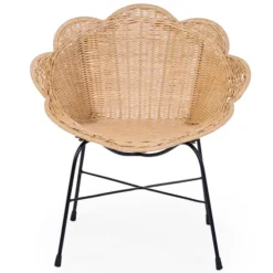 Childhome Chaise Fleur en Rotin - Naturel