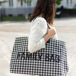 Childhome Family Bag - Pied de Poule Noir