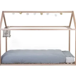 Childhome Lit Junior Cabane Naturel - 90 x 200 cm