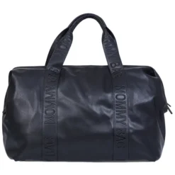 Childhome Mommy Bag Large Signature Similicuir - Noir
