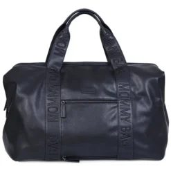 Childhome Mommy Bag Large Signature Similicuir - Noir
