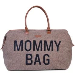 Childhome Mommy Bag Large Teddy - Soft Brown