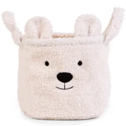 Childhome Panier Petit - Teddy Ecru