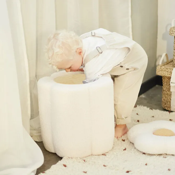 Childhome Pouf Fleur - Ecru