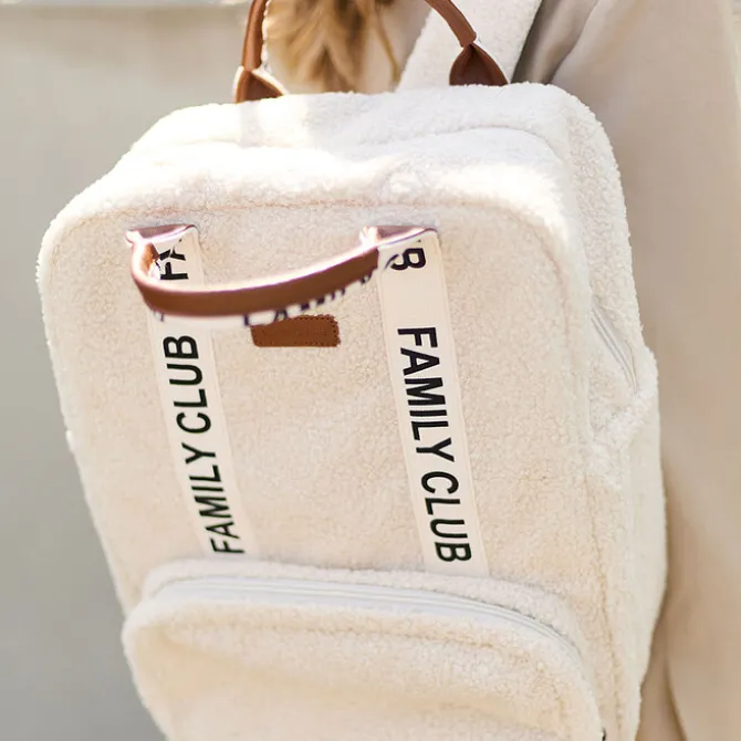 Childhome Sac à Dos à Langer Family Club Signature Teddy - Off White