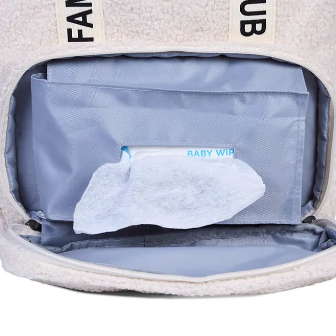 Childhome Sac à Dos à Langer Family Club Signature Teddy - Off White