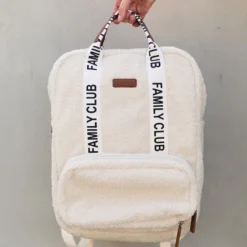 Childhome Sac à Dos à Langer Family Club Signature Teddy - Off White