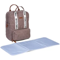 Childhome Sac à Dos à Langer Family Club Signature Teddy - Soft Brown