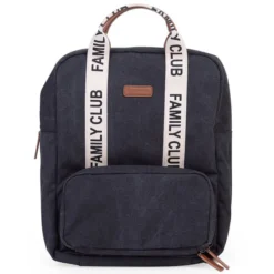 Childhome Sac à Dos à Langer Family Club Signature - Noir