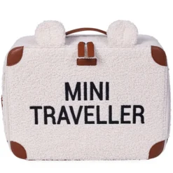 Childhome Valise Mini Traveller - Teddy Ecru