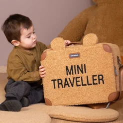 Childhome Valise Mini Traveller - Teddy Beige