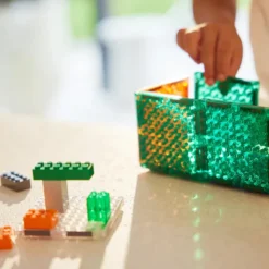 Cleverclixx Kit de 16 Tuiles Aimantées Compatibles LEGO & DUPLO