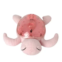 Cloud b Peluche Veilleuse Rechargeable Tranquil Turtle Pink