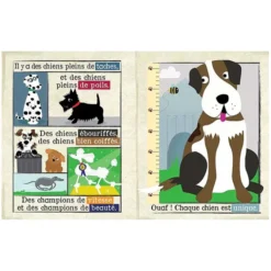 Crinkly Mon Journal en Tissu - Nos Amis les Chiens