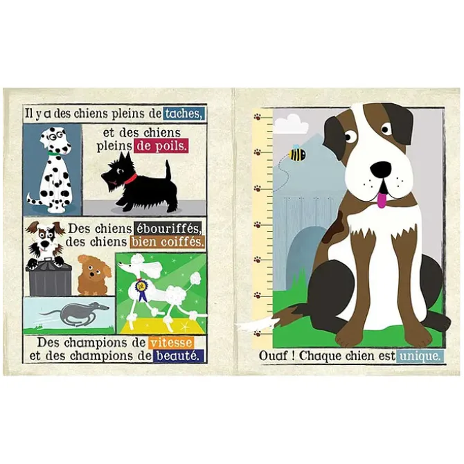 Crinkly Mon Journal en Tissu - Nos Amis les Chiens