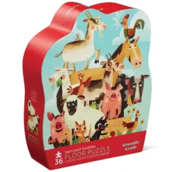 Crocodile Creek Maxi Puzzle 36 Pièces - Les Amis de la Ferme