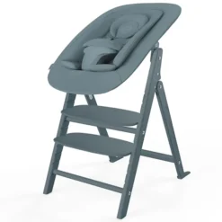 Cybex Chaise Haute Click & Fold 4-en-1 - Stone Blue