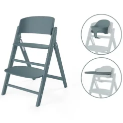 Cybex Chaise Haute Click & Fold 3-en-1 - Stone Blue