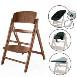 Cybex Chaise Haute Click & Fold 4-en-1 - All Natural Dark