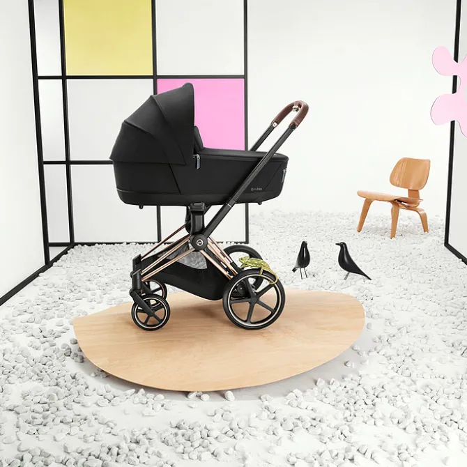 Cybex Nacelle de Luxe Priam 4 et e-Priam 2 - Cozy Beige