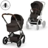 Cybex Pack Poussette Balios S Lux 2026 + Nacelle Pliable - Chocolate Brown