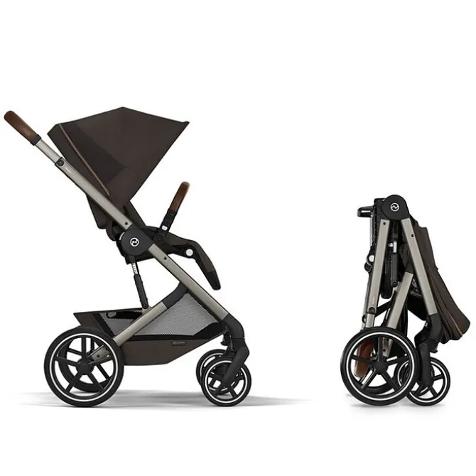 Cybex Pack Poussette Balios S Lux 2026 + Nacelle Pliable - Chocolate Brown