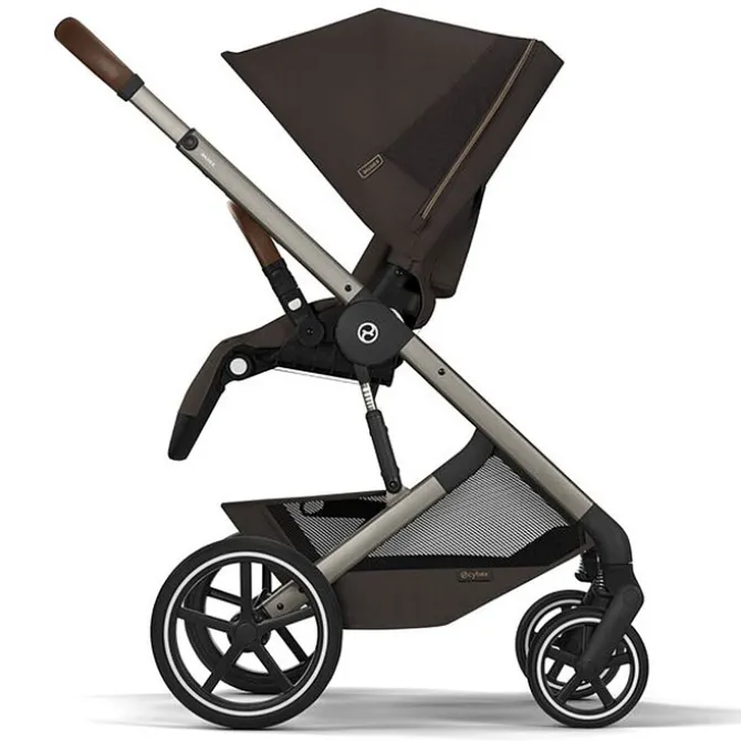Cybex Pack Poussette Balios S Lux 2026 + Nacelle Pliable - Chocolate Brown