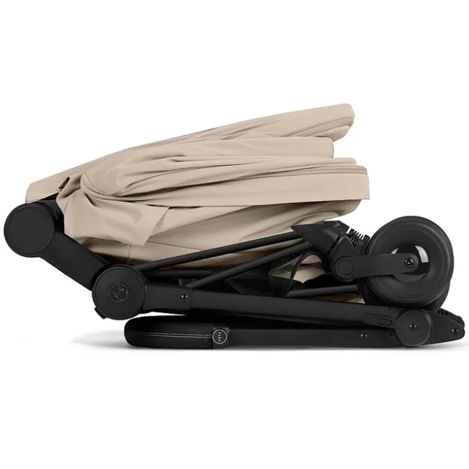Cybex Pack Poussette Coyä Confort 2026 Matt Black + Nacelle Pliable- Cozy Beige