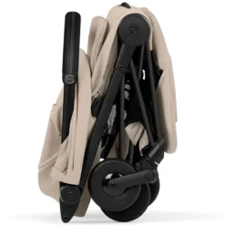 Cybex Pack Poussette Coyä Confort 2026 Matt Black + Nacelle Pliable- Cozy Beige