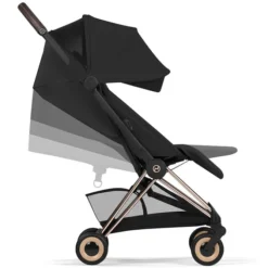 Cybex Pack Poussette Coyä Confort 2026 Matt Black + Nacelle Pliable- Cozy Beige