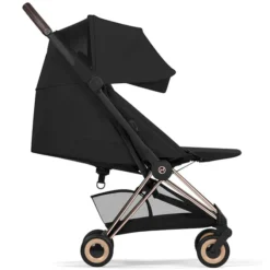 Cybex Pack Poussette Coyä Confort 2026 Rosegold + Nacelle Pliable- Sepia Black