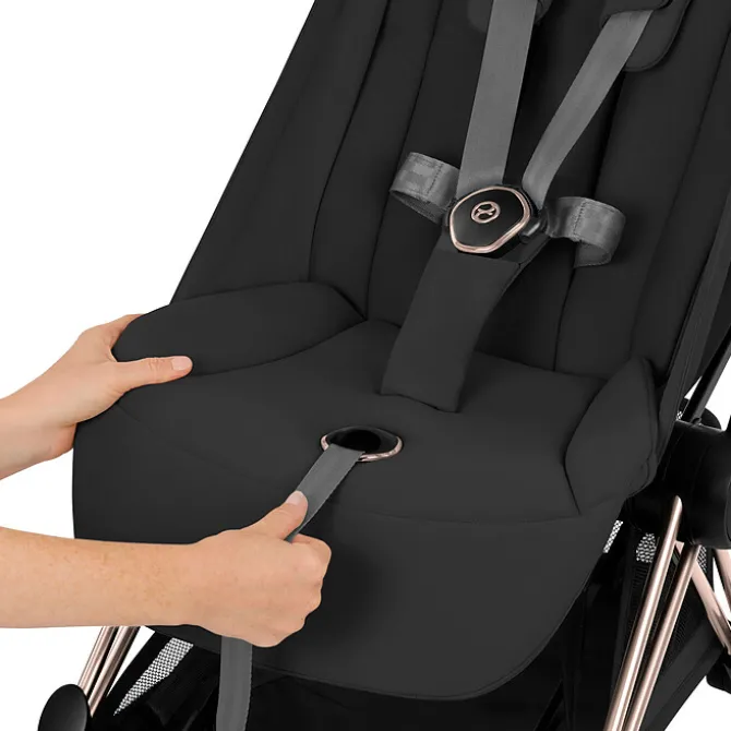 Cybex Pack Poussette Coyä Confort 2026 Rosegold + Nacelle Pliable- Sepia Black