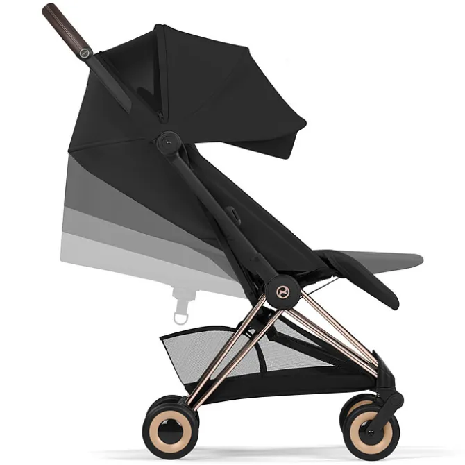 Cybex Pack Poussette Coyä Confort 2026 Rosegold + Nacelle Pliable- Sepia Black