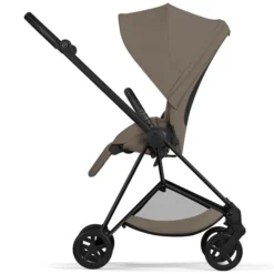 Cybex Pack Poussette Mios Confort 2026 Matt Black + Nacelle Pliable - Coconut Brown