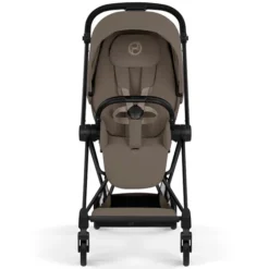 Cybex Pack Poussette Mios Confort 2026 Matt Black + Nacelle Pliable - Coconut Brown