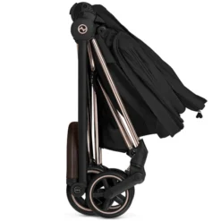Cybex Pack Poussette Mios Confort 2026 Rosegold + Nacelle pliable- Sepia Black