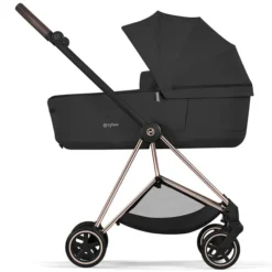 Cybex Pack Poussette Mios Confort 2026 Rosegold + Nacelle pliable- Sepia Black
