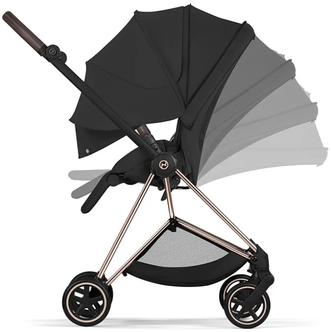 Cybex Pack Poussette Mios Confort 2026 Matt Black + Nacelle Pliable - Cozy Beige