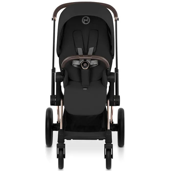 Cybex Pack Poussette Priam Confort Rosegold + Nacelle Pliable- Sepia Black