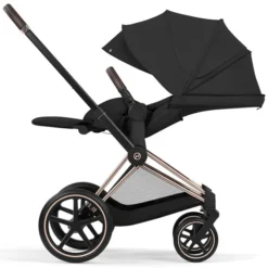 Cybex Pack Poussette Priam Confort Rosegold + Nacelle Pliable- Sepia Black